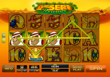 Desert Treasure II Slot Review by Playtech