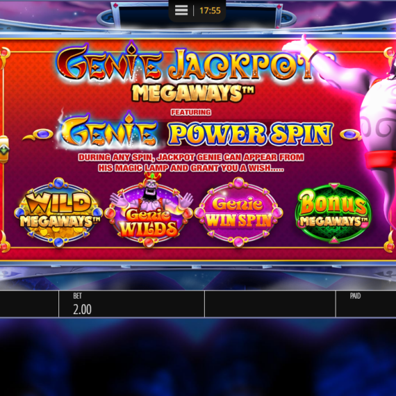 Genie Jackpots Megaways by Blueprint Gaming